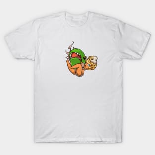 Cave Girl Cavey and Rainbowsaurus Rex T-Shirt